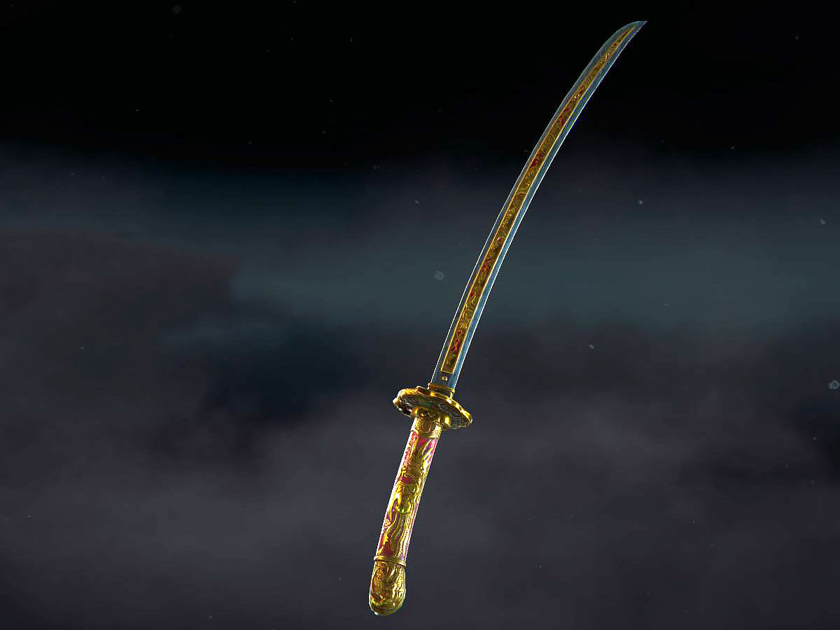 mystical golden sword kusanagi