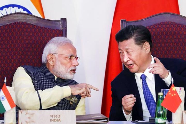 Narendra Modi and Xi Jinping in Chennai meet