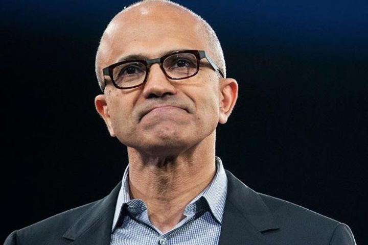 The CEO of tech-giant company Microsoft, Satya Nadella The CEO of tech-giant company Microsoft, Satya Nadella
