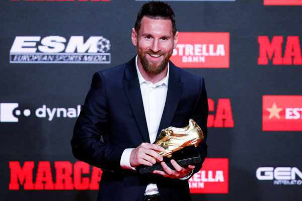 Messi Wins Golden Shoe Award