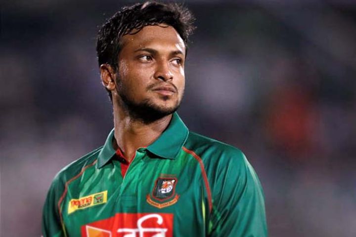A show cause notice was issued against Captain Shakib Al Hasan