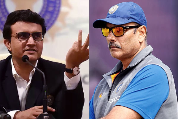 Ravi Shastri's first reaction to Ganguly becoming BCCI president