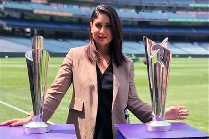 Kareena Kapoor unveils ICC T20 World Cup trophies