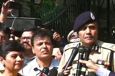 Angry policemen besiege police headquarters by beating lawyers