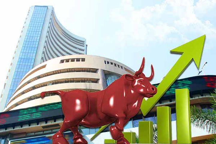 The Sensex jumped over 441 points from day's lowest level 