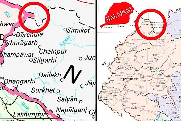 Nepal's objection to new map of India Told Kalapani his share