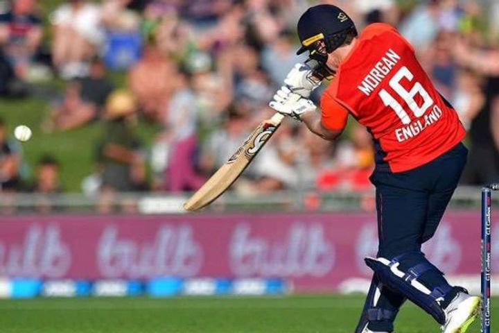Morgan set the record for the fastest fifty for England