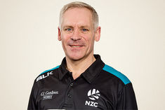 Garth Stirrat, who was the fourth umpire in the third T20I between New Zealand