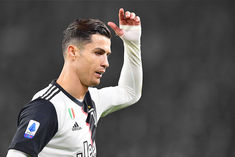 Cristiano Ronaldo left the stadium before the final whistle during Juventus