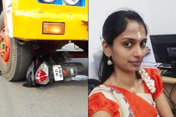 Tamil Nadu woman legs run over by truck while avoiding AIADMK 