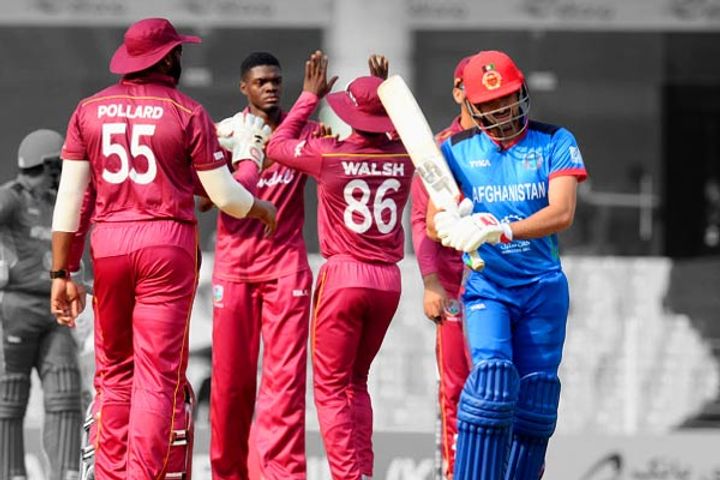 Opener Shai Hope hit an unbeaten century to help West Indies beat Afghanistan