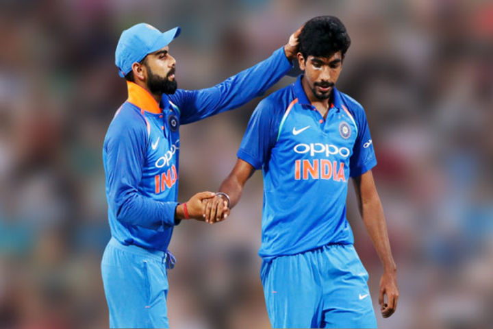Indian skipper and star batsman Virat Kohli and lethal pacer Jasprit Bumrah 