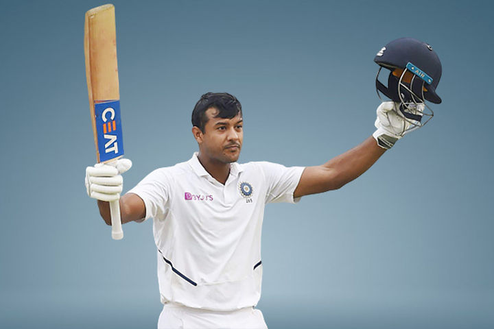 Mayank Agarwal hits second double century of career, sets record Mayank Agarwal hits second double century of career, sets record