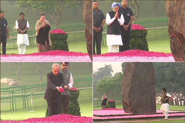 Indira's birth anniversary today, Prime Minister pays tribute