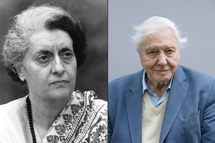 Sir David Attenborough received Indira Gandhi Peace Prize