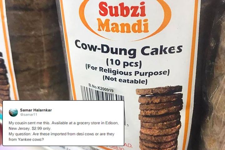  Cow Dung Cakes being sold in America for Rs.214