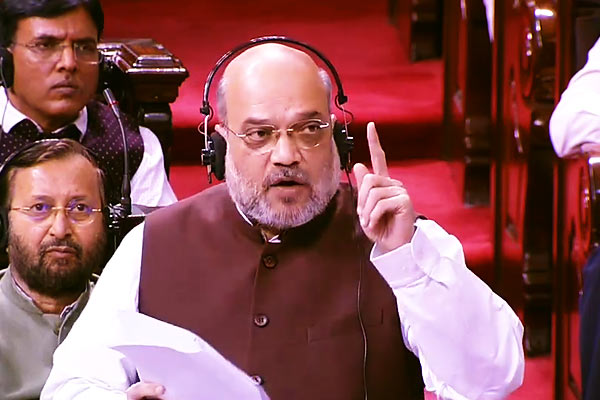 Amit Shah bats for nationwide NRC, says situation in Kashmir normal