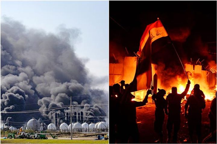 Petrochemical plant has had 2 explosions one after the other
