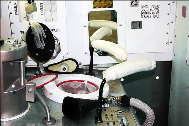 Luca Parmitano, none of the toilets at the space station 