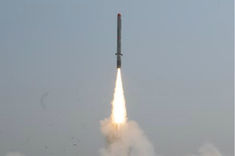 First night trial of the nuclear capable Agni-III conducted