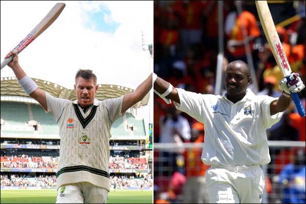 David Warner missed out on approaching Brian Lara's record breaking record