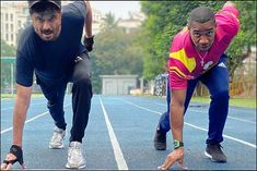 Anil Kapoor raced with The Beast Yohan Blake