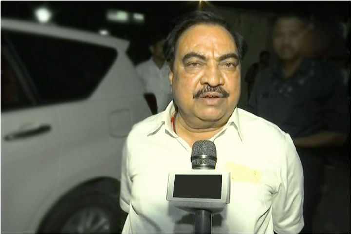 After Pankaja, Eknath Khadse also opened a front against BJP leaders