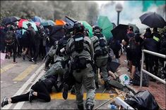 Hong Kong police defuse 2 homemade nail bombs in a school amid protests