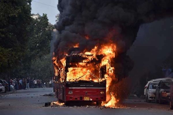 Violent protest in West Bengal attack on media persons