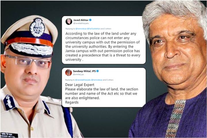 Javed Akhtar criticizes Police action in Jamia