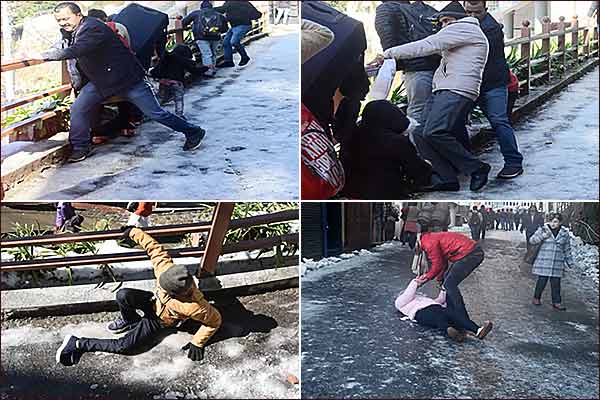  About a dozen people who came to visit Shimla have been seriously injured