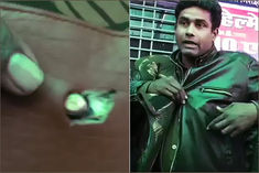 Not the constable  bulletproof jacket  but the wallet saved his life