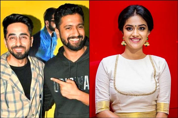 Best Actors is  Ayushmann and  Vicky Kaushal and best actress is Keerthy Suresh