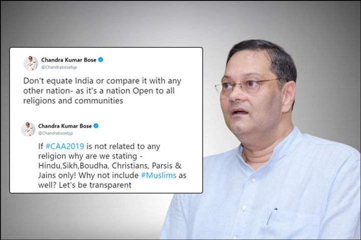  Chandra Kumar Bose ask  Why not include Muslims in CAA