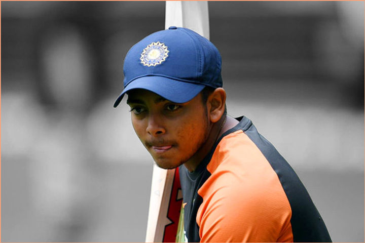 Prithvi Shaw named in India A squad for New Zealand tour