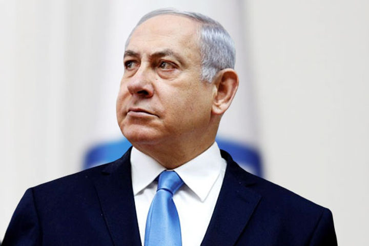 Netanyahu again rushed offstage at event as Gaza rocket fired at Ashkelon