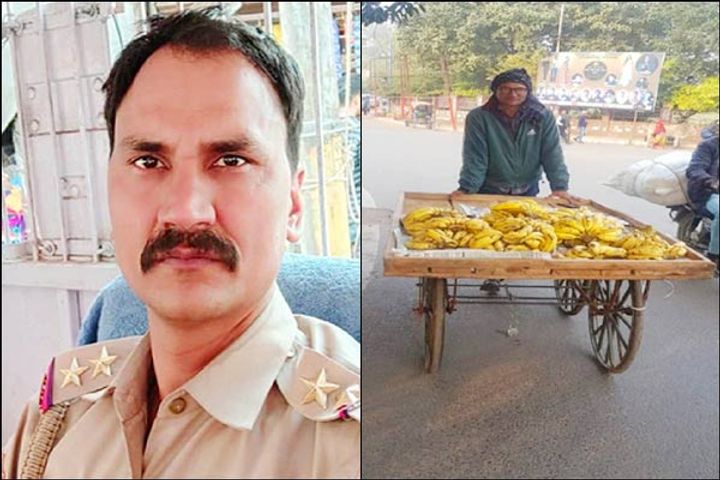 UP Sub Inspector dresses up as banana seller to hunt perpetrators of violence in Agra
