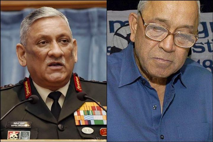 Bipin Rawat remarked against the nationwide protests over the new citizenship law Bipin Rawat remarked against the nationwide protests over the new citizenship law