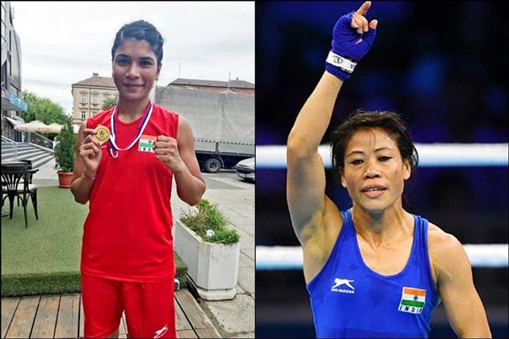 Nikhat Zareen sets up 51kg final vs Mary Kom in trials for Olympic qualifiers Nikhat Zareen sets up 51kg final vs Mary Kom in trials for Olympic qualifiers