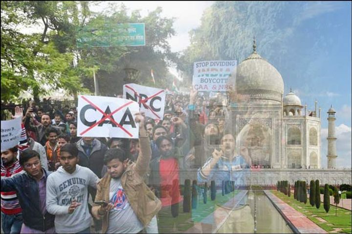 CAA losses tourism industry two lakh people canceled Taj  plan