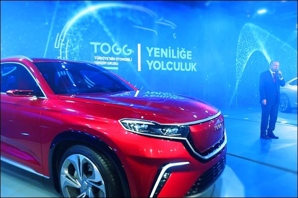 Turkish President Unveils 1st Domestically Produced $3.7 Billion Electric Car