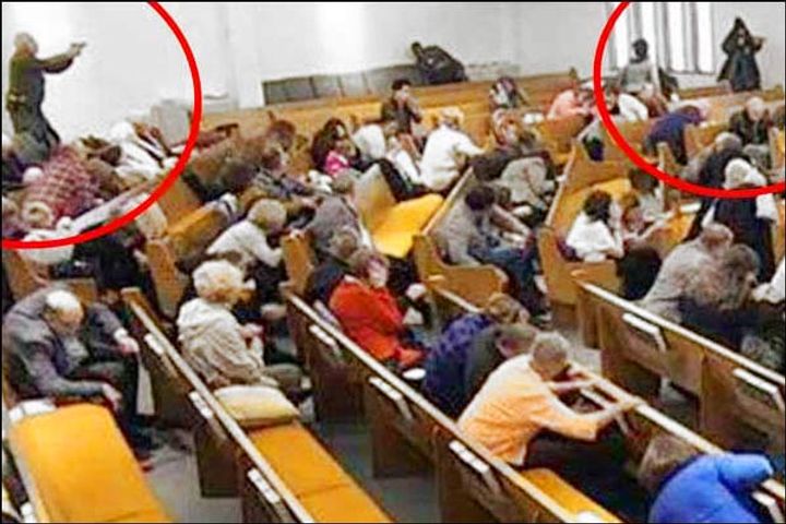 A deadly shooting in a Texas church that killed 2 parishioners