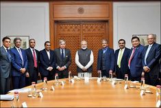 PM Modi meets business leaders to discuss economy