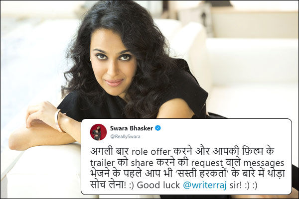 Director of Dream Girl caught in controversy over calling Swara Bhaskar cheap thing