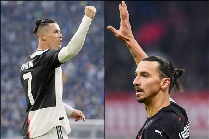 Ronaldo hat trick lifts Juventus  Ibrahimovic fails to fire AC Milan