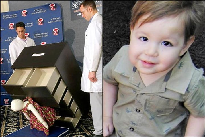 Ikea agrees to pay 46 million dollar after tipped dresser kills toddler