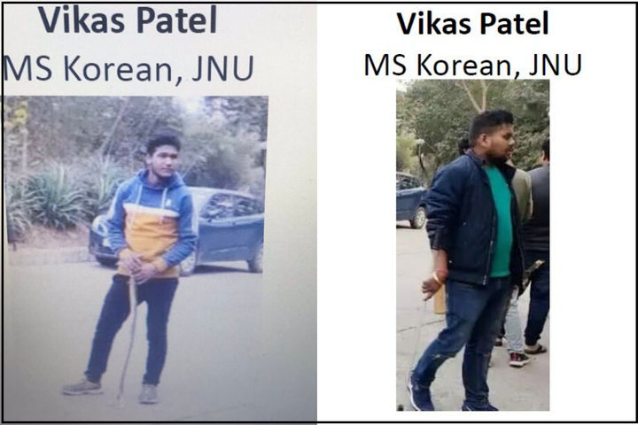 Delhi Police Release Wrong Photo of ABVP Suspect in JNU Attack Case