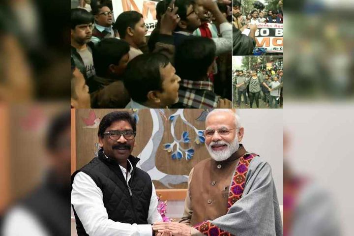 Opposing Modi  visit to Kolkata  Hemant Soren meets Modi in Delhi