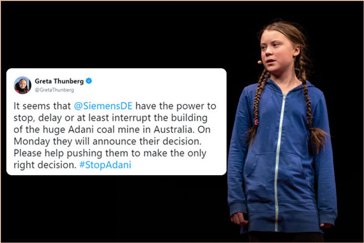 Billionaire Targeted by Greta Thunberg Undeterred by Coal Protesters