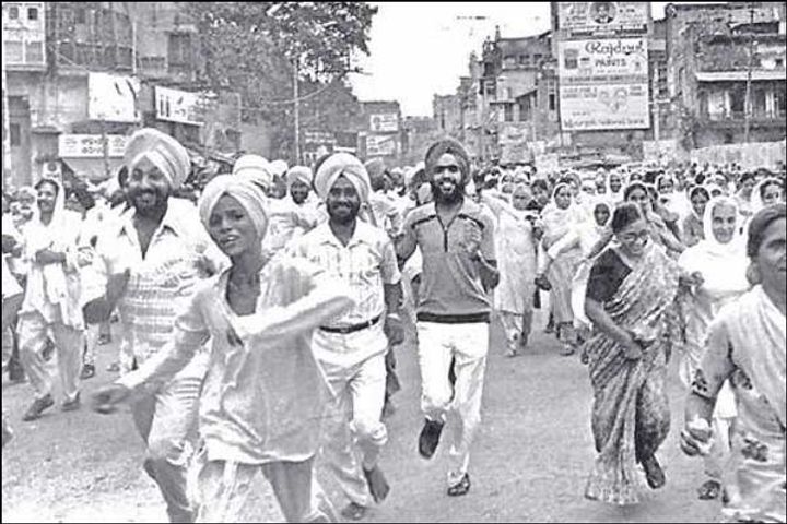 Act on Justice Dhingra report on 1984 Sikh riots that said police assisted rioters